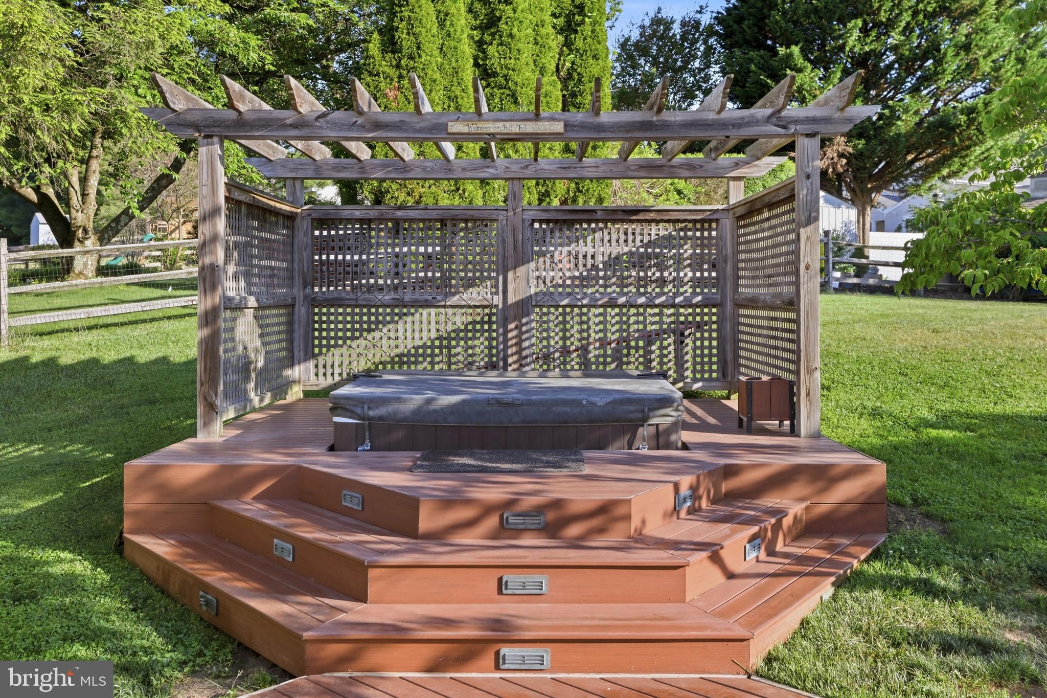10405 Carlyn Ridge Road Damascus, MD 20872 - Photo 35 of 56 a view of a yard with a fountain