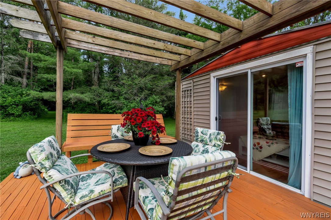 1510 Lyndon Center Road Lyndon, NY 14737 - Photo 43 of 50 Mobile Guest Residence Deck