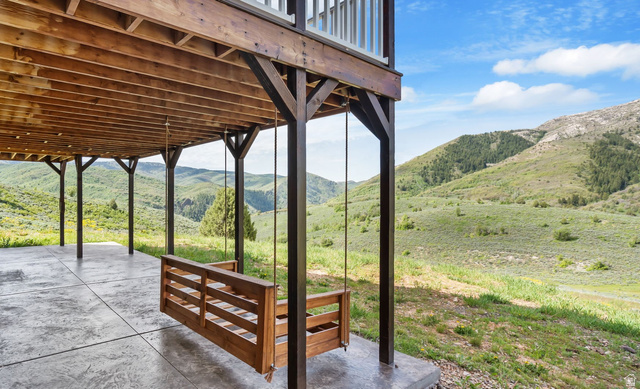 2013 North River View Road Huntsville, UT 84317 - Photo 32 of 53 View of patio / terrace with a mountain view