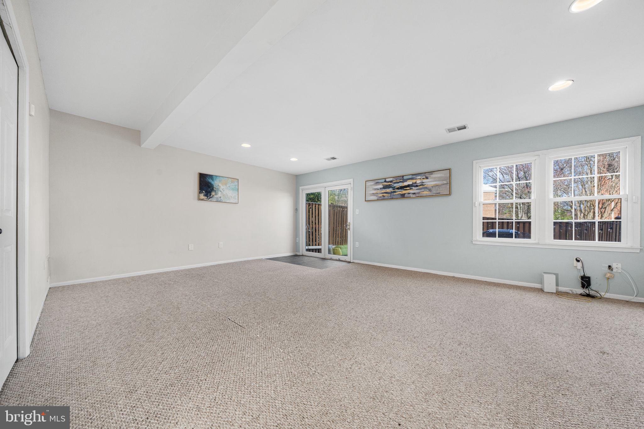 4819 Carriagepark Road Fairfax, VA 22032 - Photo 37 of 74 Large Basement Living Area