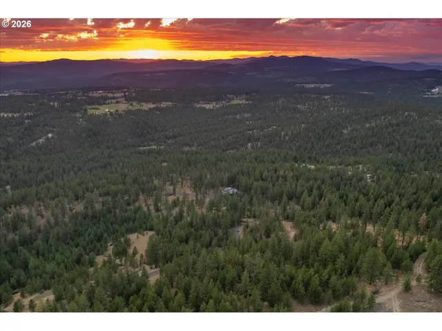 a view of an outdoor space and mountain view