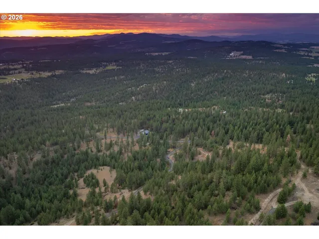 a view of a city with mountain