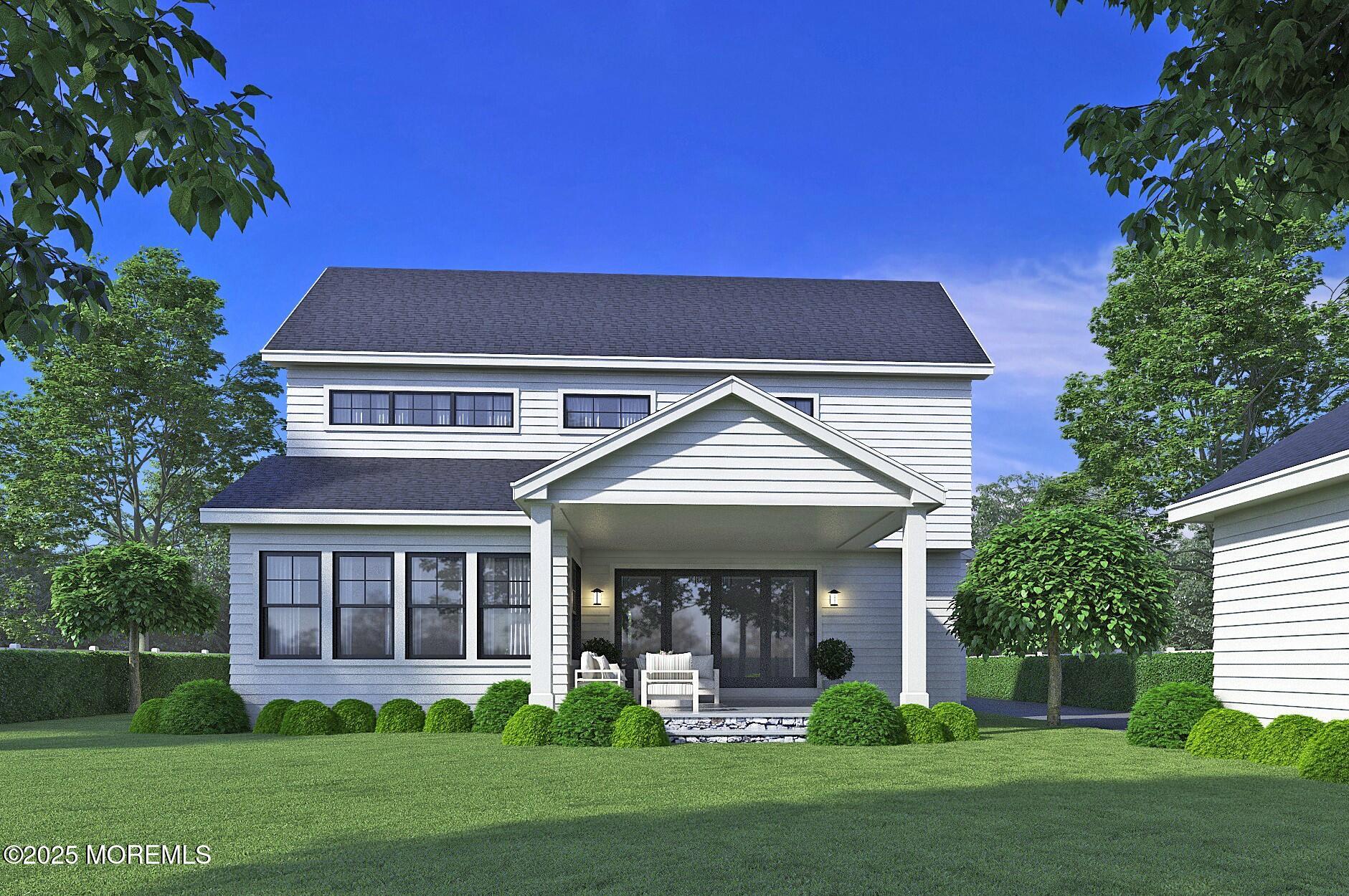 281 Hance Road Fair Haven, NJ 07704 - Photo 2 of 14 a front view of a house with a yard and green space