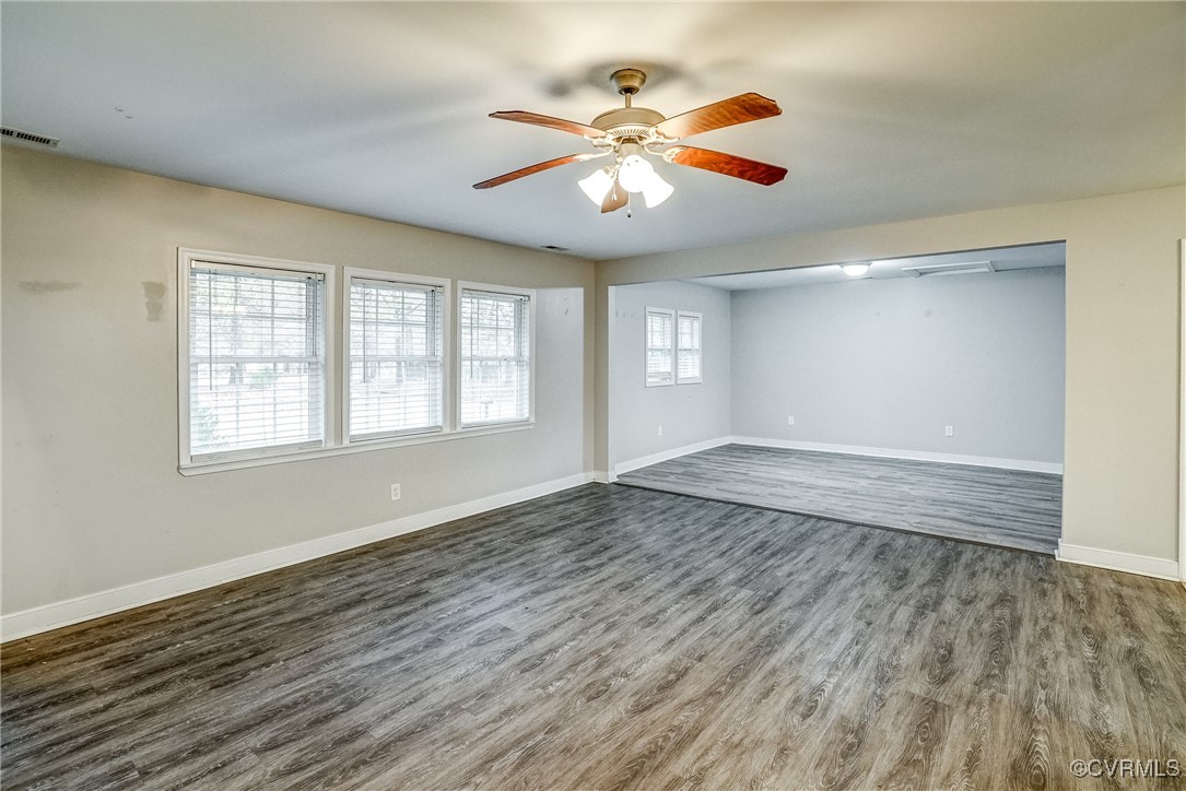 1305 Wembly Road Henrico, VA 23229 - Photo 8 of 28 Spare room with dark hardwood / wood-style floors