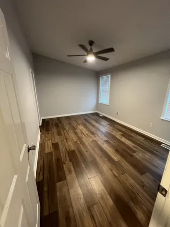 wooden floor in an empty room