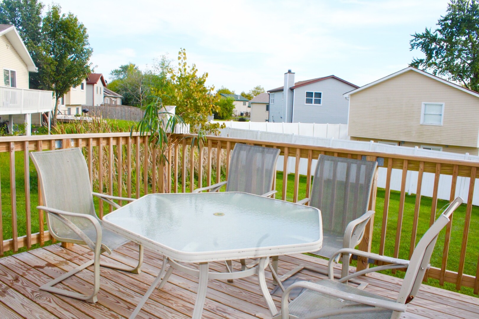 613 Farmview Road University Park, IL 60484 - Photo 8 of 22 a view of deck with patio