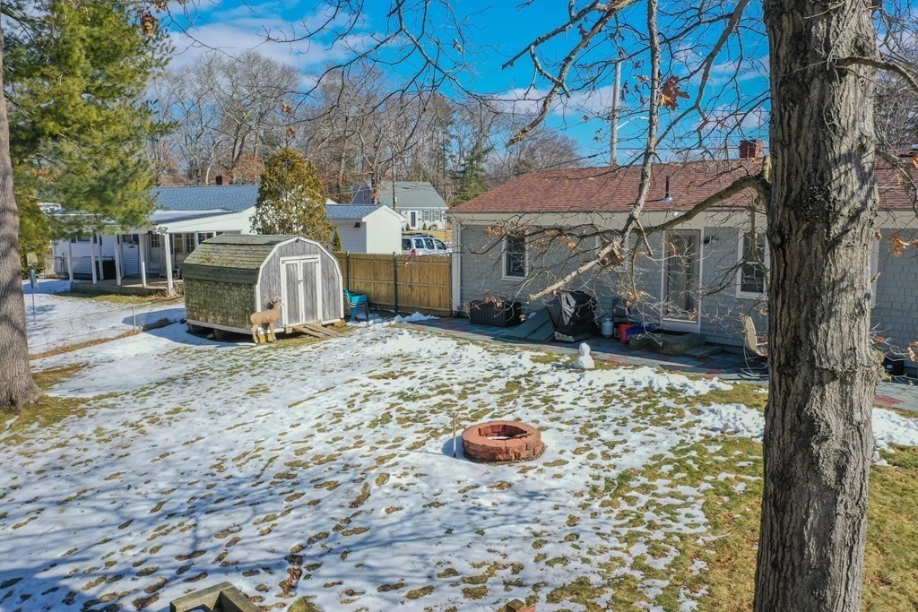 115 Ridgewood Road New Bedford, MA 02745 - Photo 6 of 28 a view of a backyard of the house