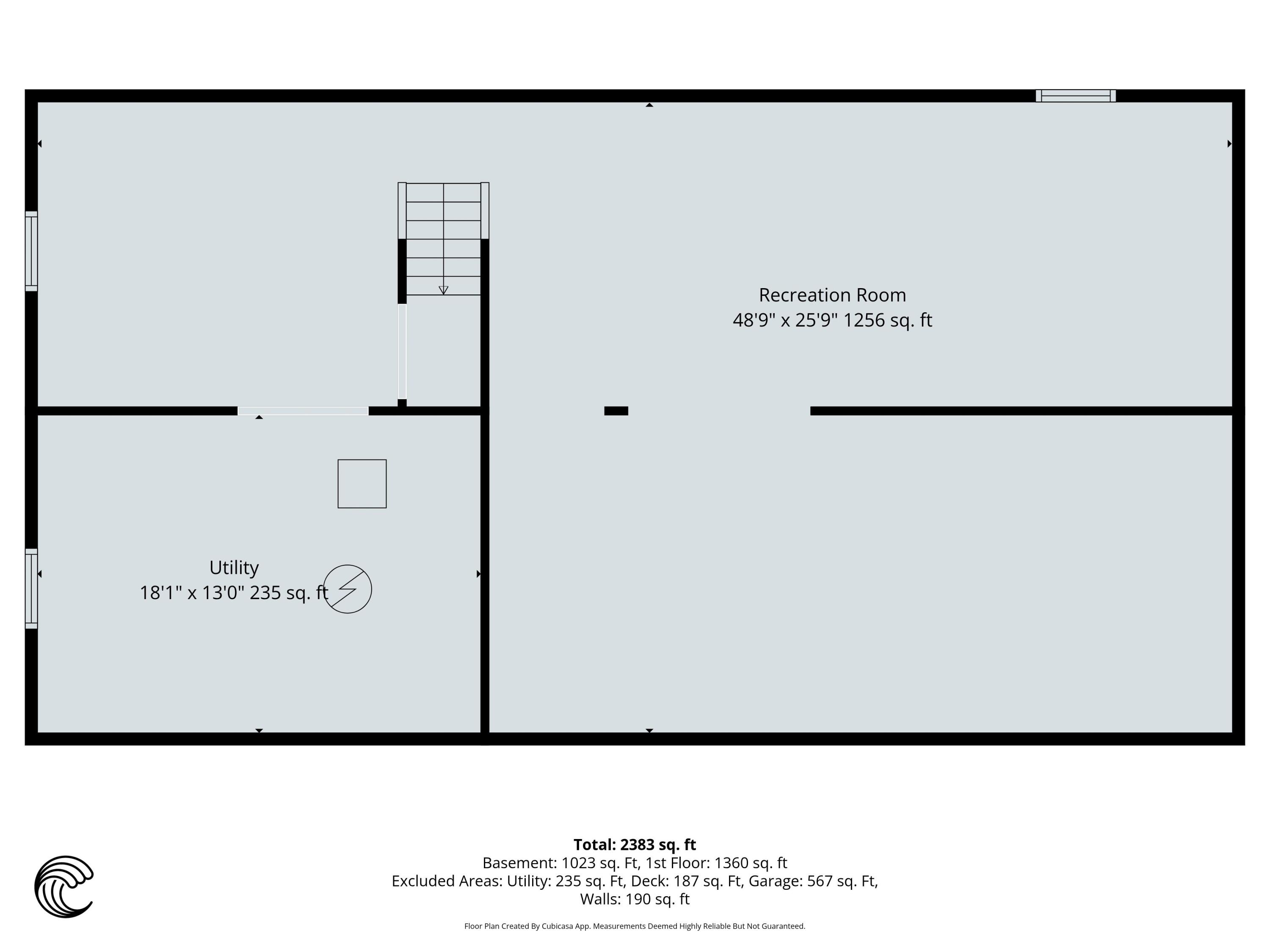 1540 Dodd Road Niles, MI 49120 - Photo 58 of 59 Basement Floor Plan