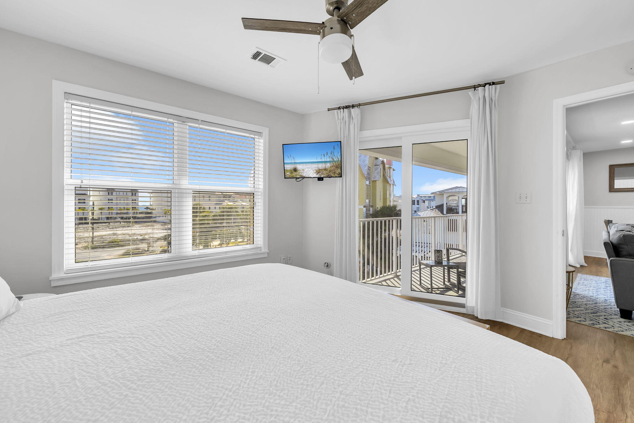 11 Beachside Drive, Unit 131 Santa Rosa Beach, FL 32459 - Photo 6 of 25 a bedroom with a large bed and a window
