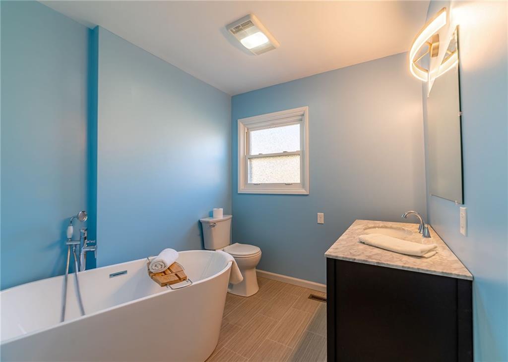 708 Middle 1st Street Rural Valley, PA 16249 - Photo 17 of 22 a bathroom with a sink and a toilet