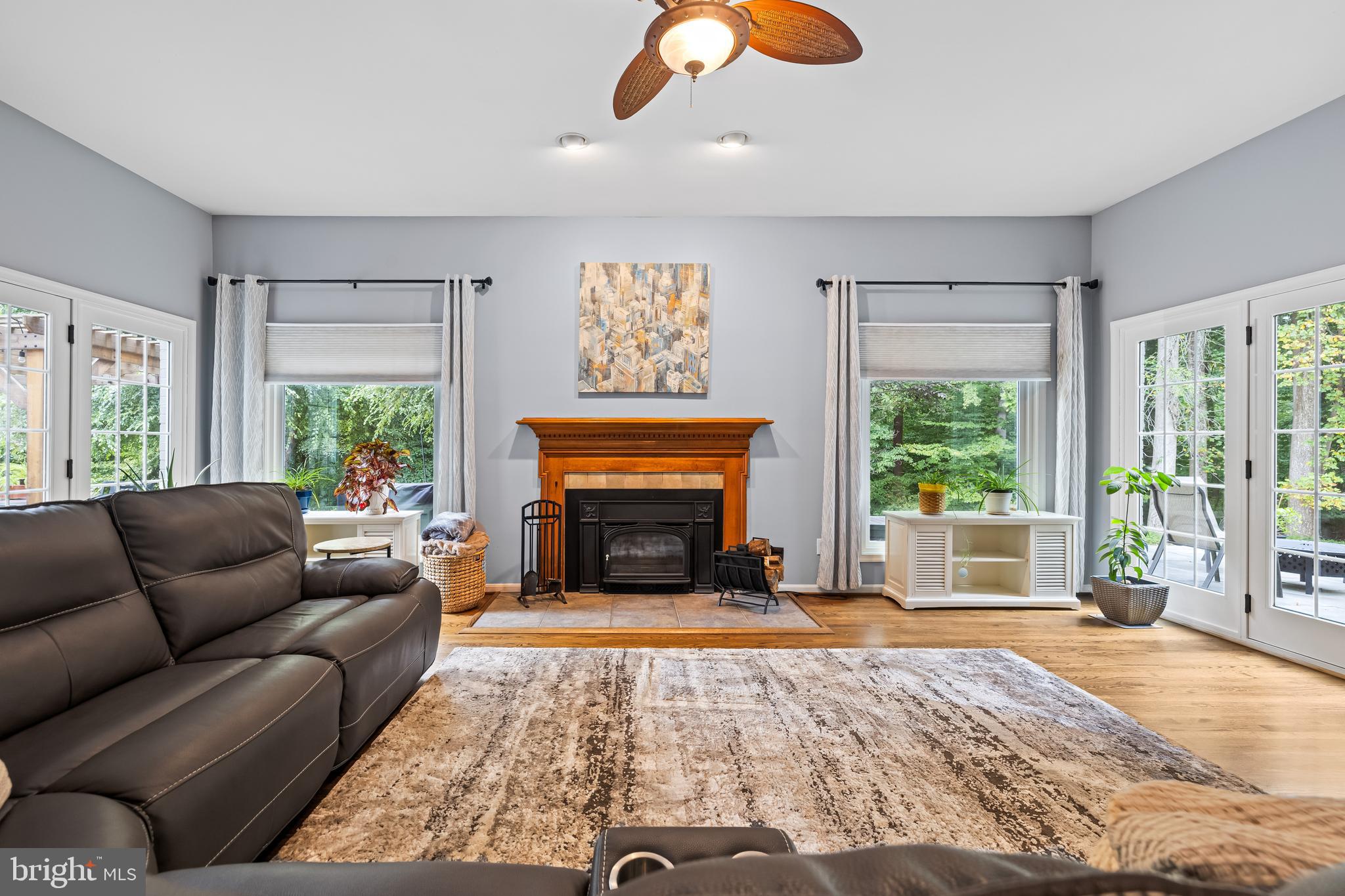 20 Highfield Court Cockeysville, MD 21030 - Photo 19 of 60 a living room with furniture and a fireplace