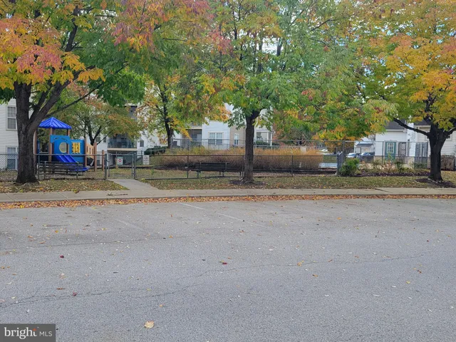 a view of road with trees