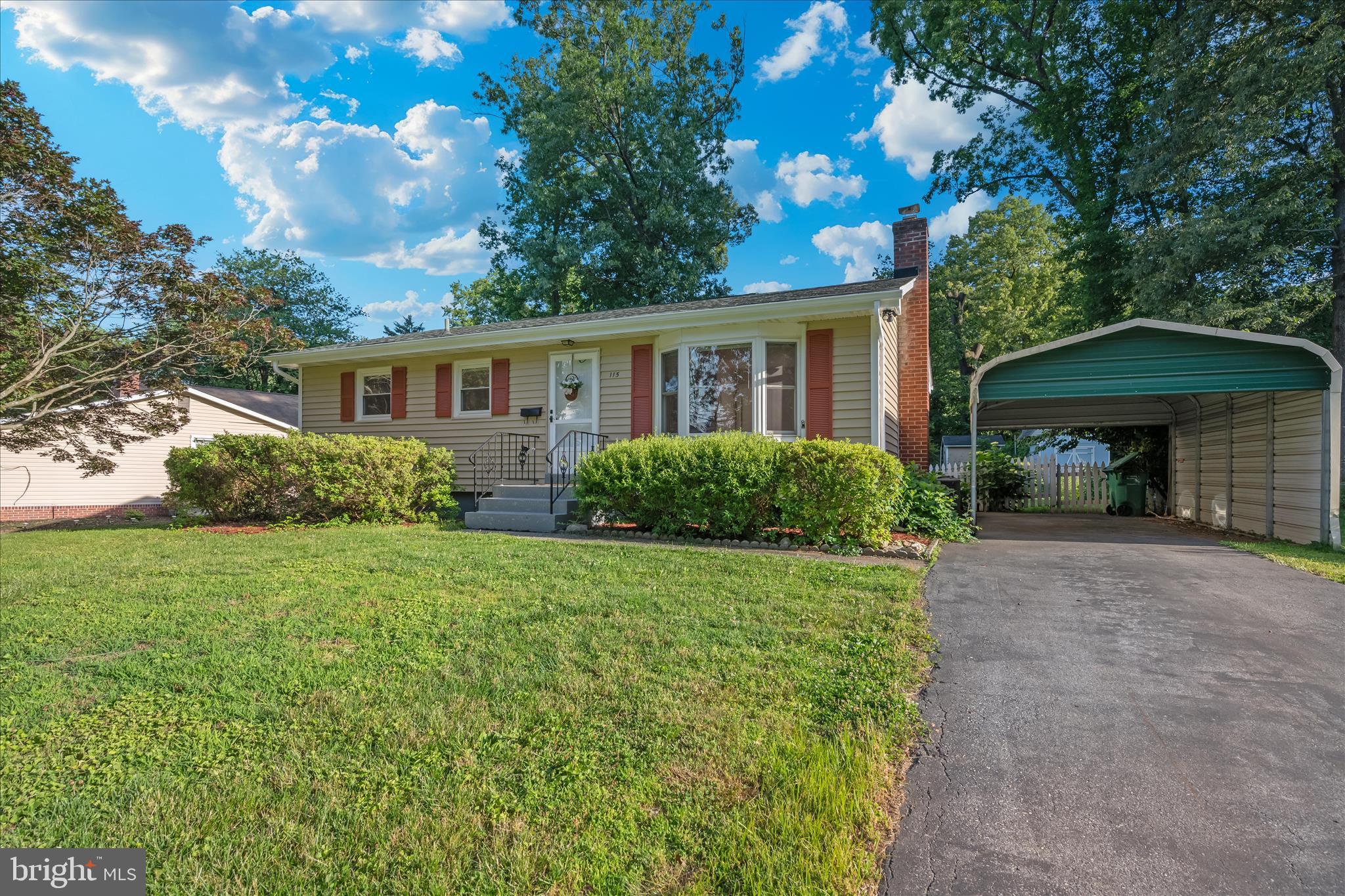 115 Woodland Road Gaithersburg, MD 20877 - Photo 2 of 40 Carport and DRIVEWAY Parking