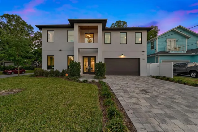 a outdoor space with lots of swings and slides