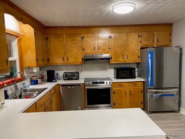 11370 Hanover Courthouse Road Hanover, VA 23069 - Photo 12 of 37 a kitchen with stainless steel appliances granite countertop a refrigerator a stove top oven a sink and dishwasher