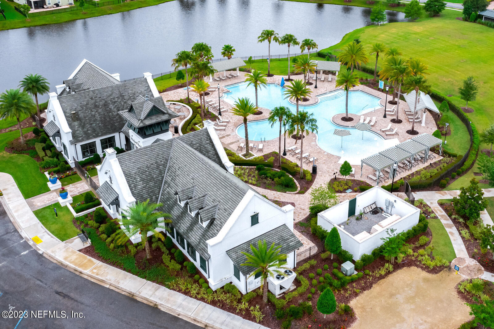 31 Seamount Way St. Augustine, FL 32092 - Photo 45 of 72 an aerial view of a house with a yard and potted plants