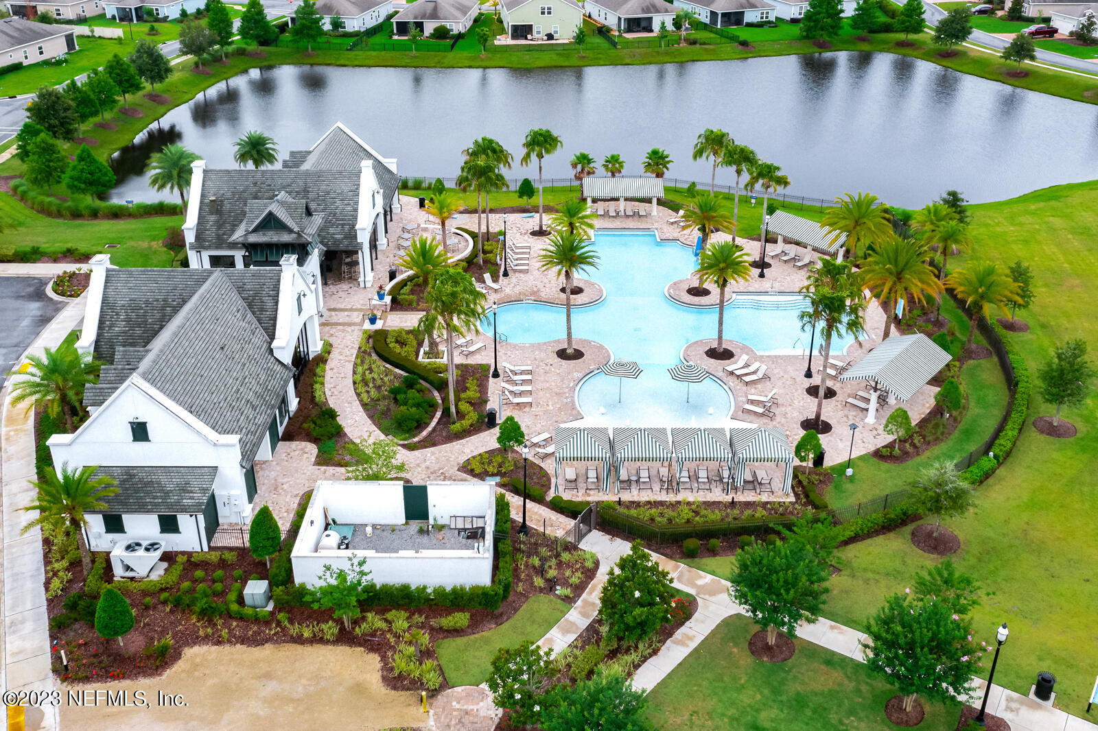 31 Seamount Way St. Augustine, FL 32092 - Photo 46 of 72 an aerial view of a house with swimming pool and outdoor space