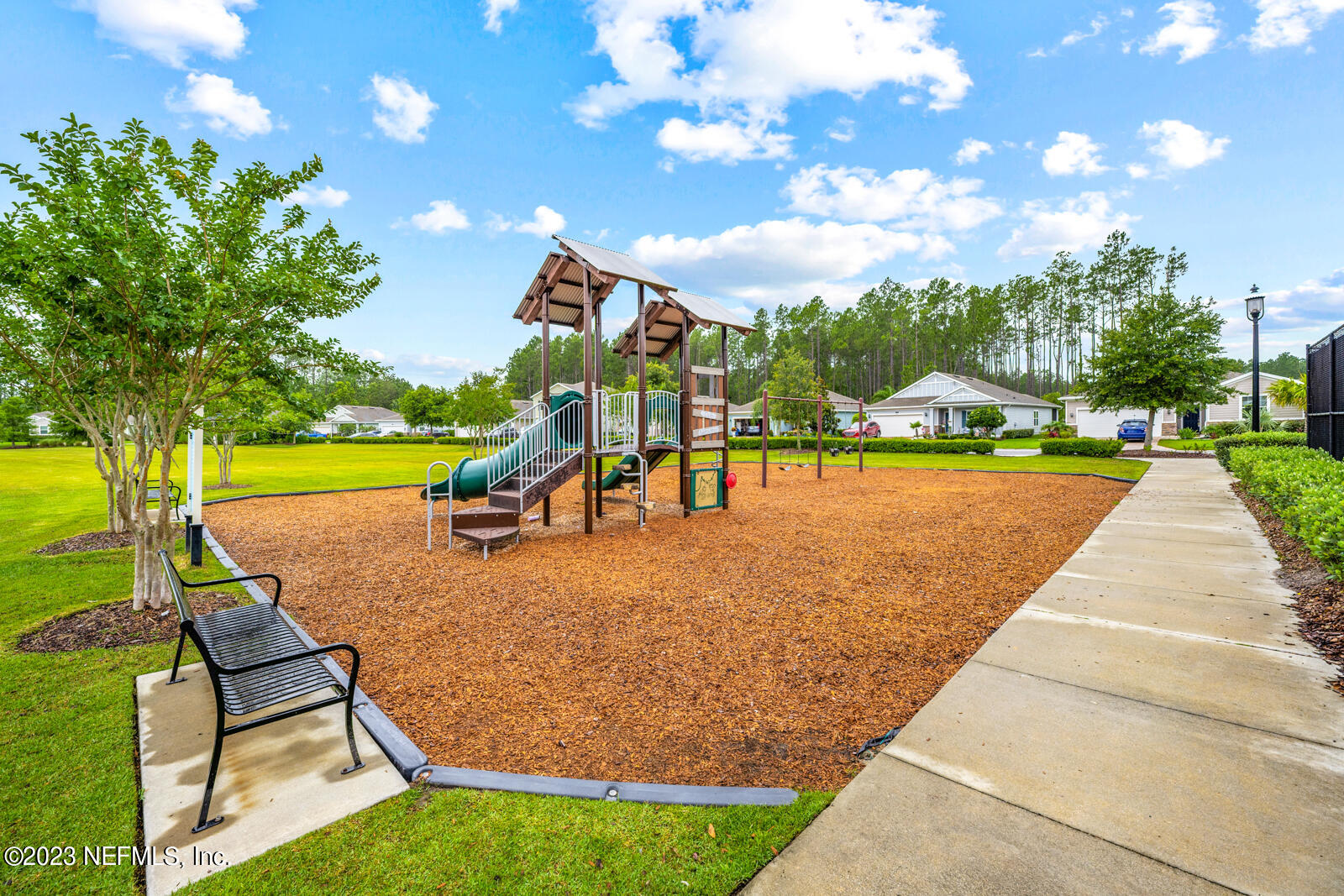 31 Seamount Way St. Augustine, FL 32092 - Photo 62 of 72 a park view with a sitting space and garden