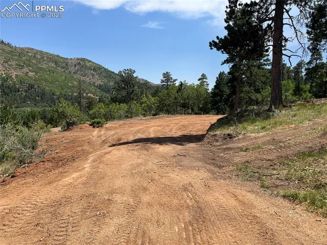 a view of outdoor space with mountain view