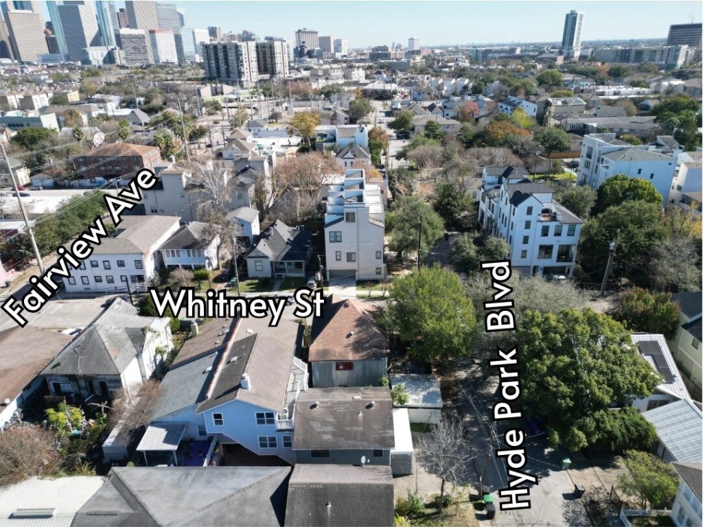 2416 Whitney Street Houston, TX 77006 - Photo 3 of 13 an aerial view of multiple house