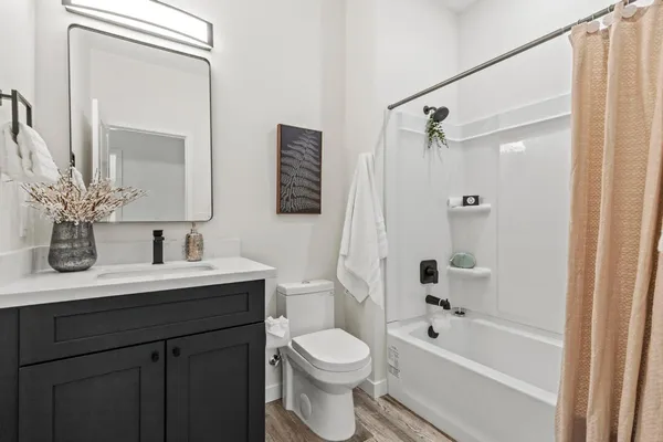 a view of a kitchen from the hallway