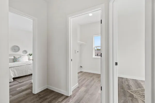 a view of front door