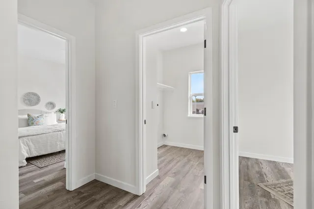 a view of front door