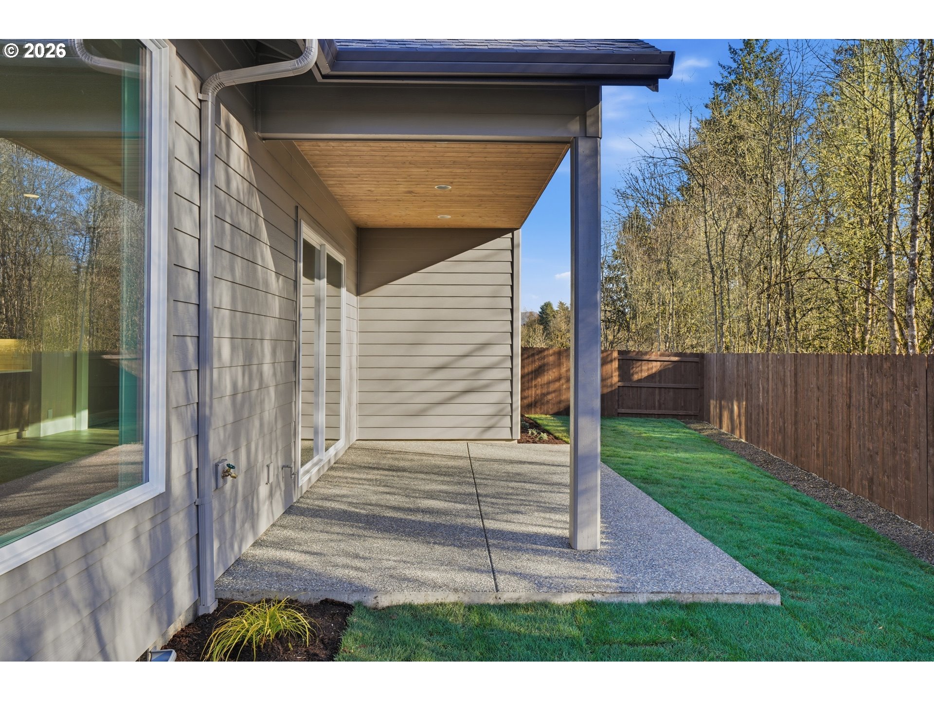 16221 Northeast 180th Street Brush Prairie, WA 98606 - Photo 38 of 43 a view of a wooden door of the house