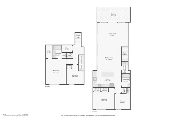 $1,099,000 | 78 Beacon Avenue, Unit 2, Jersey City, NJ 07306