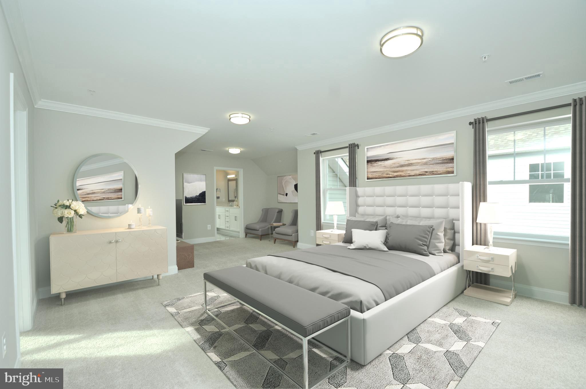 9138 Eton Road Silver Spring, MD 20901 - Photo 6 of 24 a bedroom with a bed and a mirror