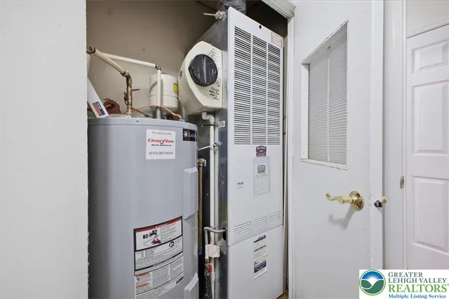 a view of storage and utility room