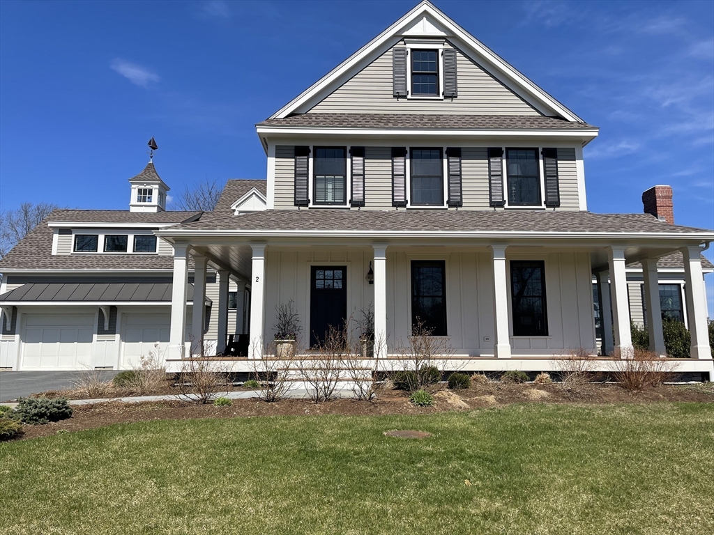 2 Chebacco Road Ipswich, MA 01938 - Photo 3 of 42 a front view of a house with a yard