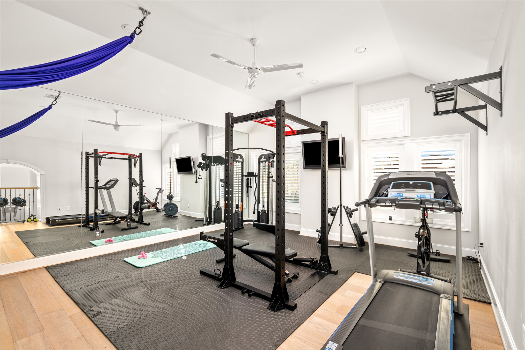 64 South Parkgate Circle Spring, TX 77381 - Photo 35 of 50 a view of a room with gym equipment