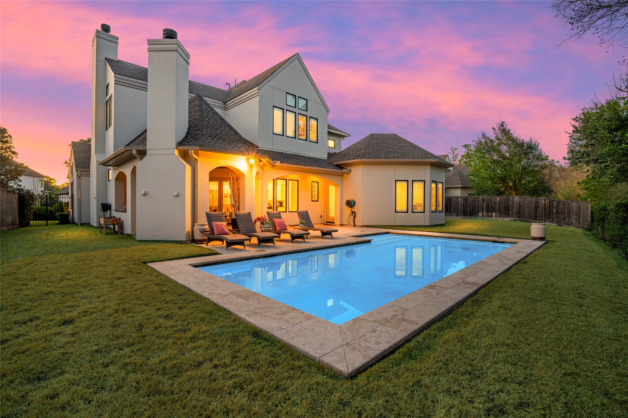 64 South Parkgate Circle Spring, TX 77381 - Photo 4 of 50 a view of a house with swimming pool and a yard
