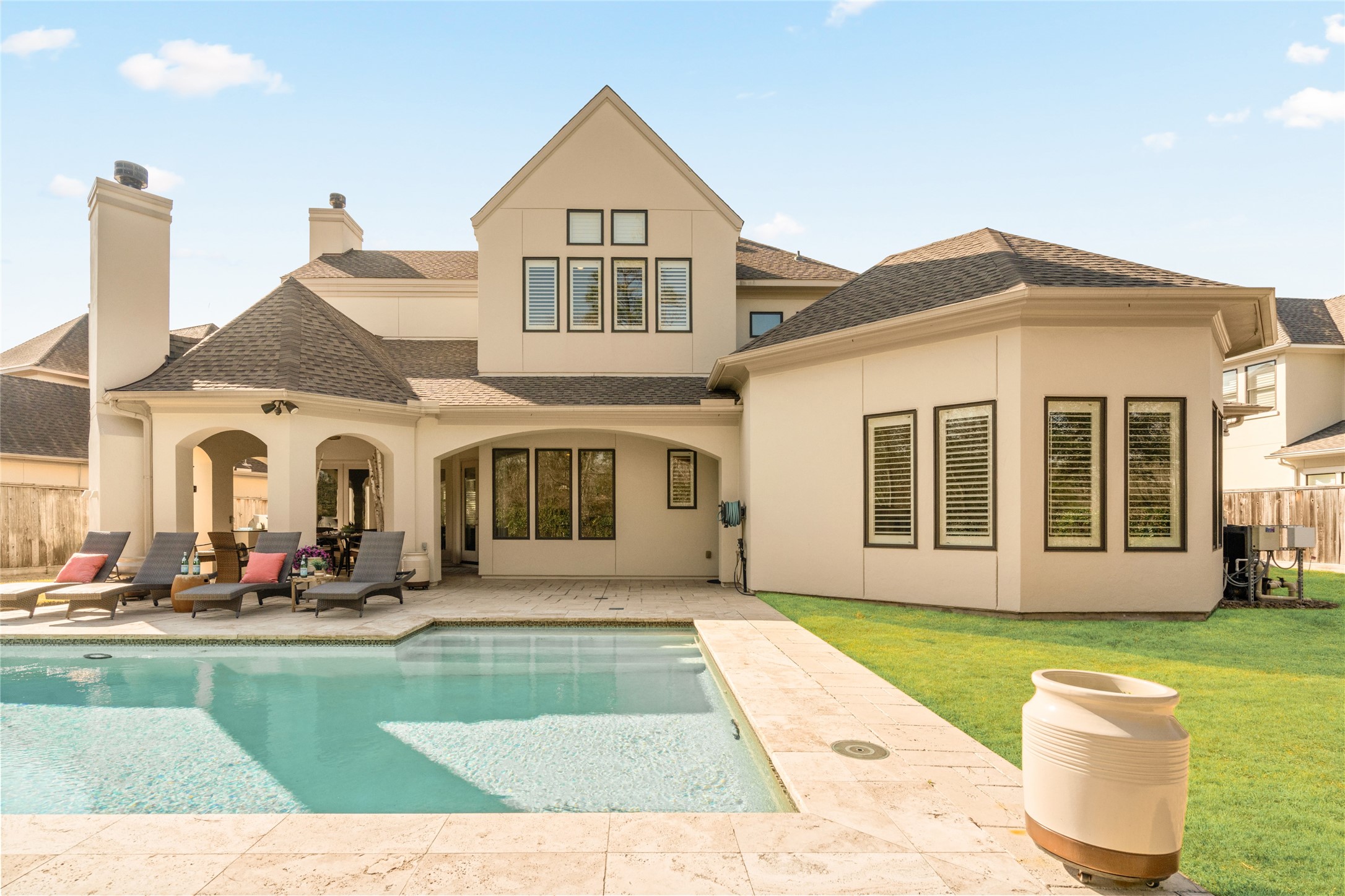 64 South Parkgate Circle Spring, TX 77381 - Photo 42 of 50 a front view of a house with a yard