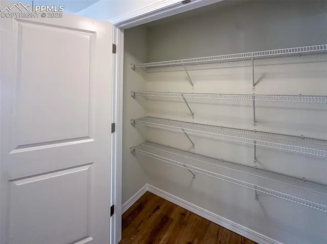 a view of walk in closet