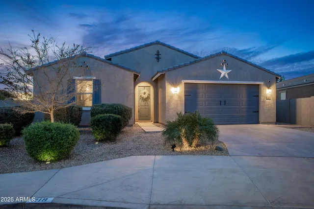 a view of a water with a mountain in the background