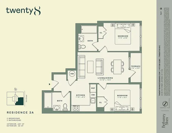 $799,000 | 28-08 21st Street, Unit 2A | Astoria