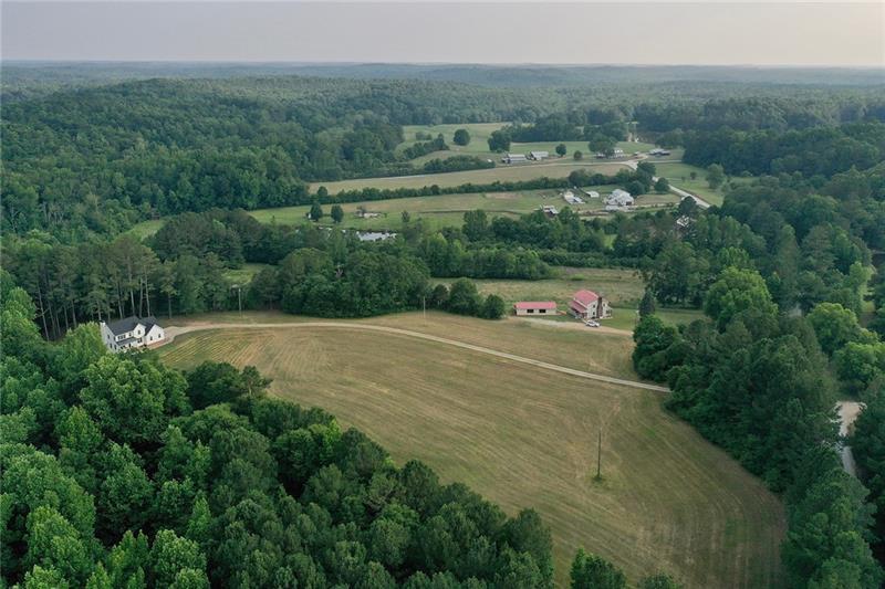 7600 Barnes Road Palmetto, GA 30268 - Photo 37 of 37 an aerial view of a residential houses with outdoor space and trees all around