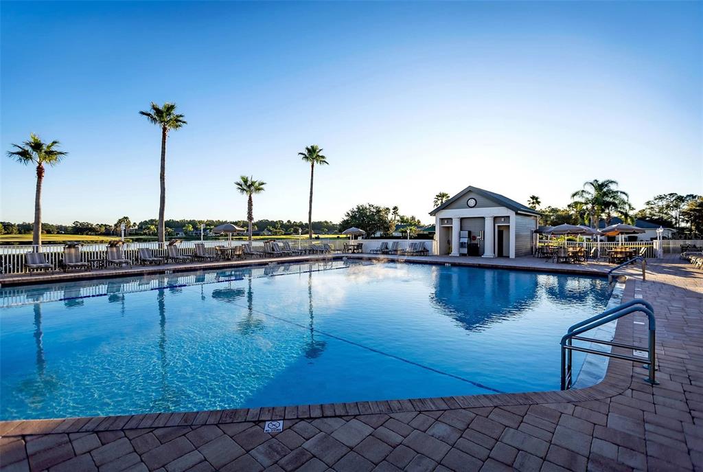 1444 Canberley Court Trinity, FL 34655 - Photo 44 of 52 a view of a lake with chairs