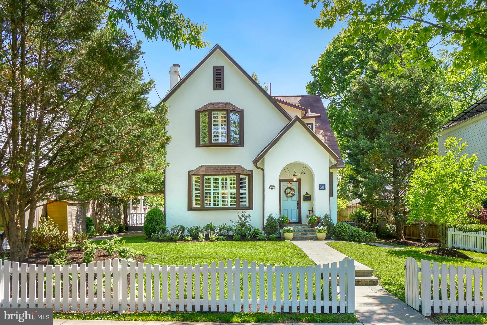 3920 Ingomar Street Northwest Washington, DC 20015 - Photo 2 of 71 White picket fence surround large front yard