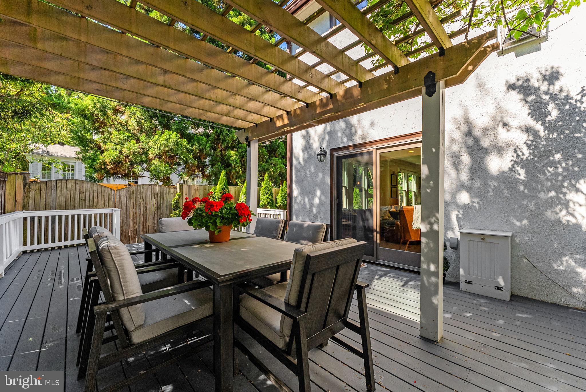 3920 Ingomar Street Northwest Washington, DC 20015 - Photo 57 of 71 Dine al fresco!