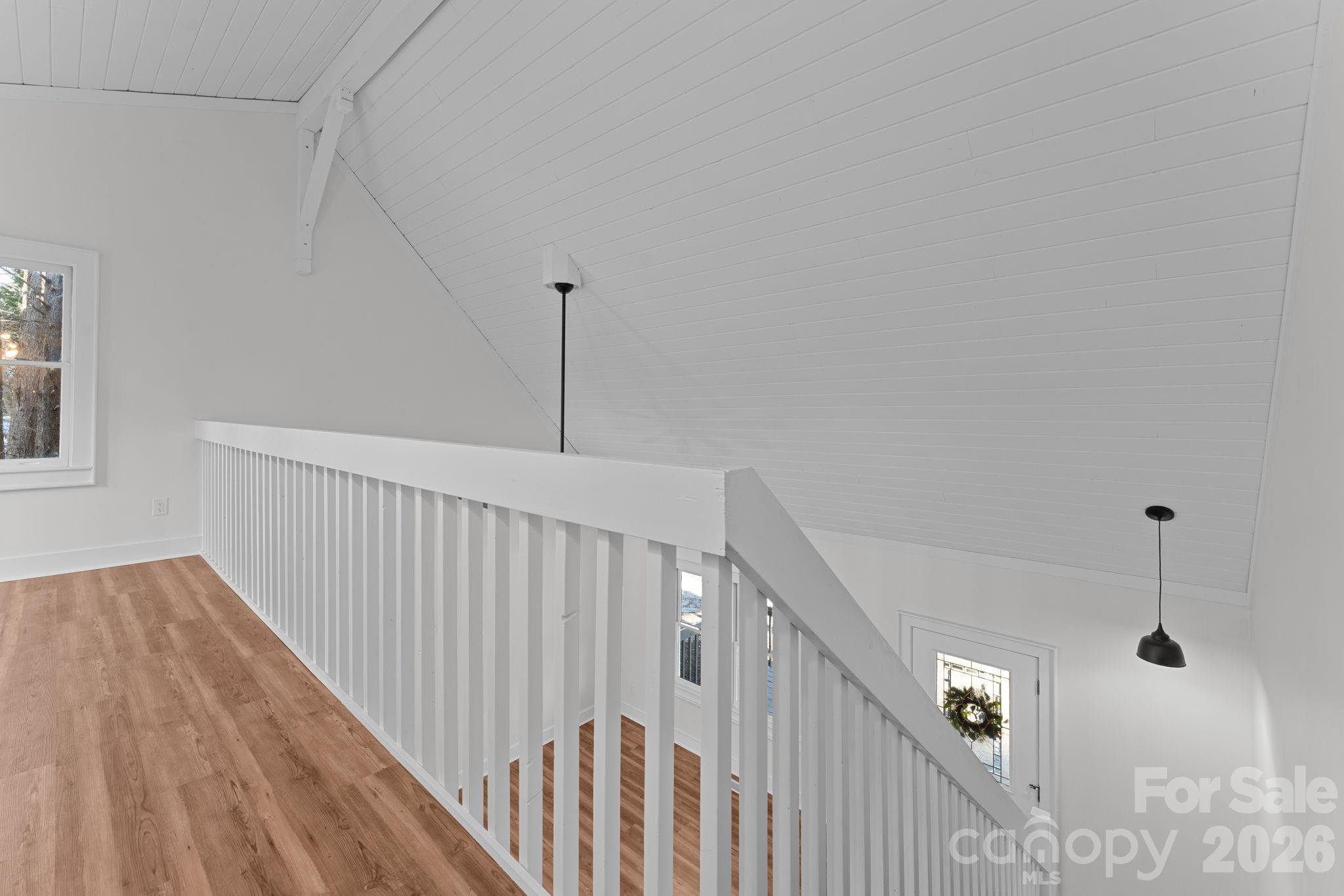 15 Glory Road Franklin, NC 28734 - Photo 15 of 37 a view of a hallway with stairs