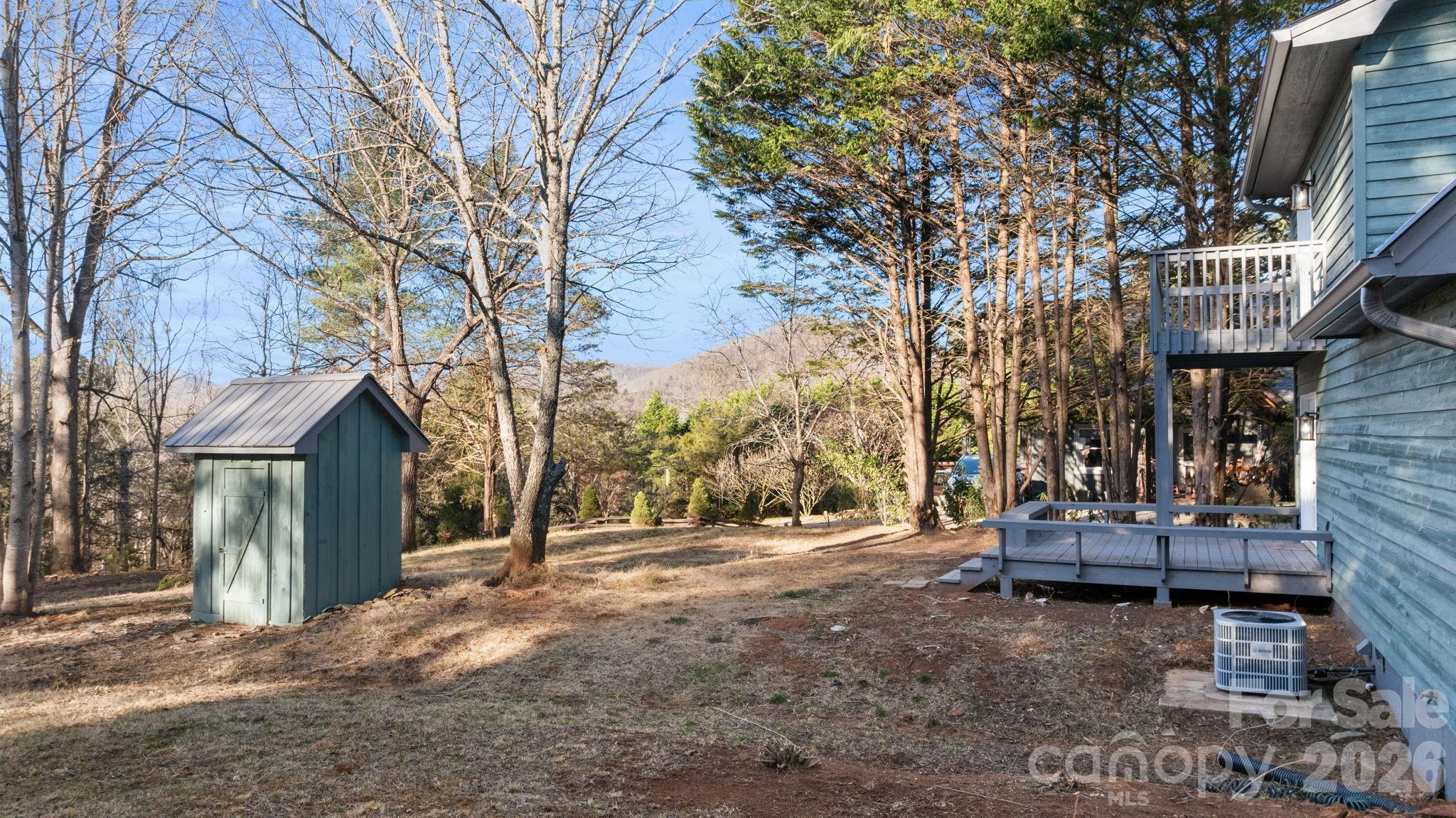 15 Glory Road Franklin, NC 28734 - Photo 31 of 37 a view of a house with a yard and tree s