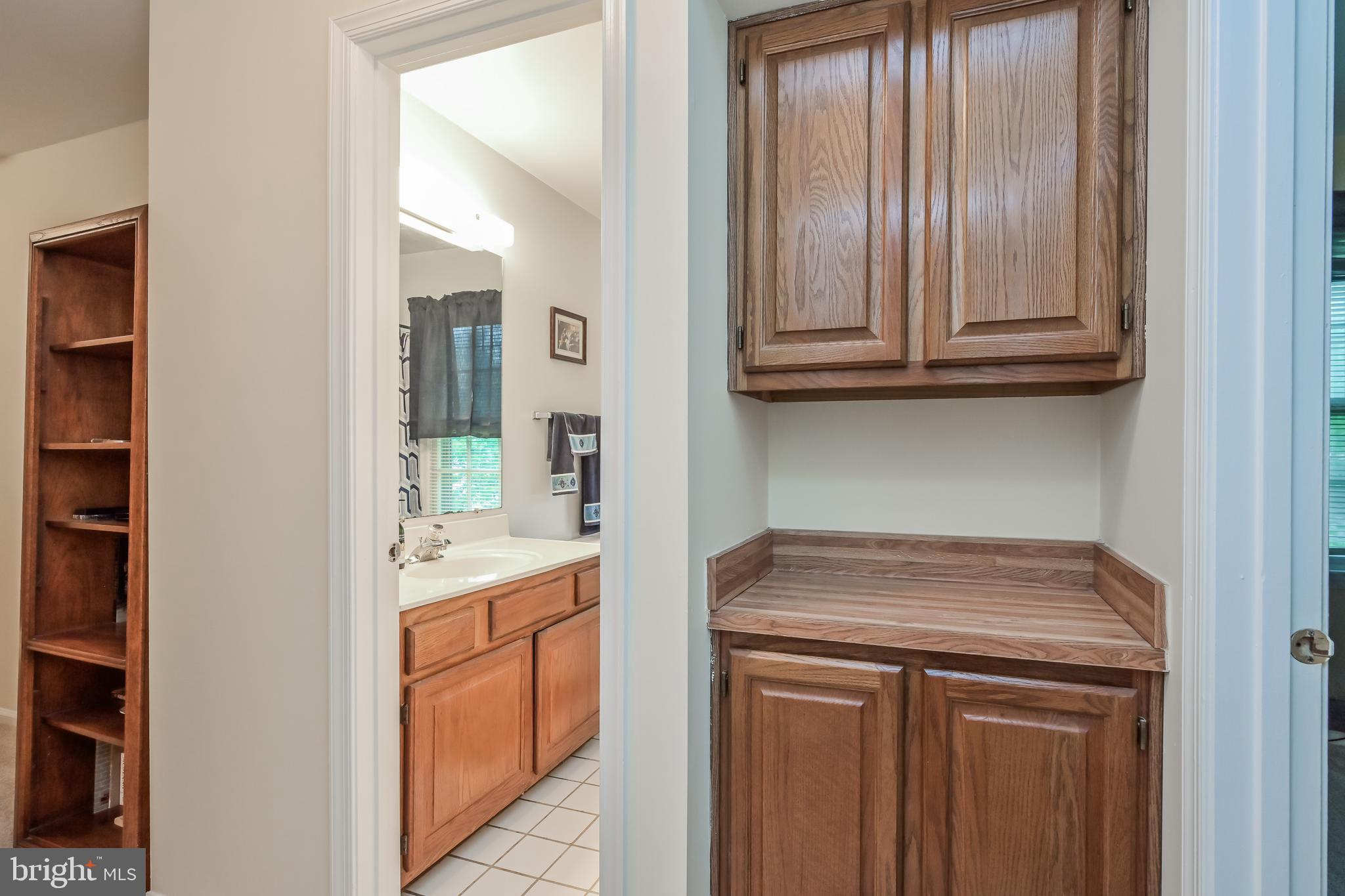 9754 Ironmaster Drive Burke, VA 22015 - Photo 18 of 34 Built-in cabinets in upper level hallway