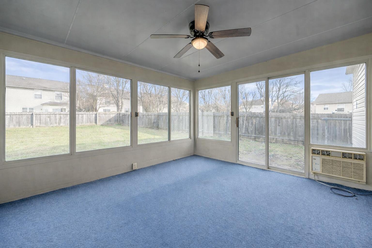 1117 Rolfe Lane Lexington, KY 40513 - Photo 6 of 43 Sunroom with natural light and fan