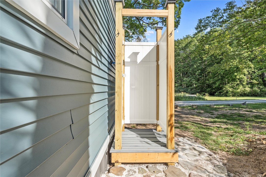 81 North Rainbow Shores Road Sandy Creek, NY 13142 - Photo 9 of 50 Outdoor shower... yes please!