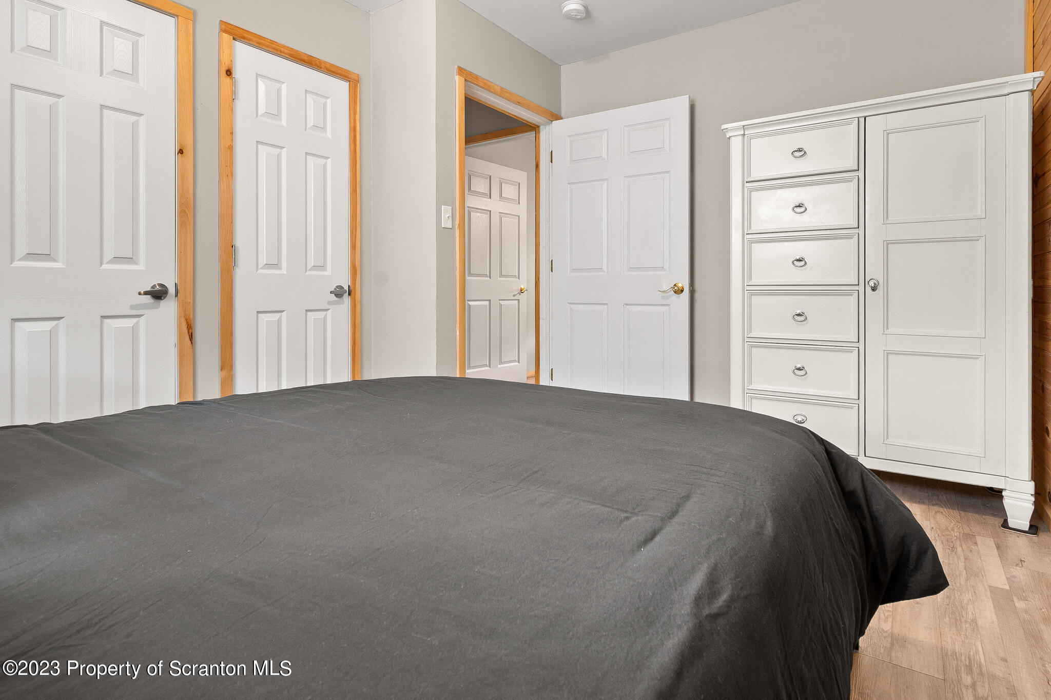 311 River Road Falls, PA 18615 - Photo 23 of 30 a bedroom with a bed and closet