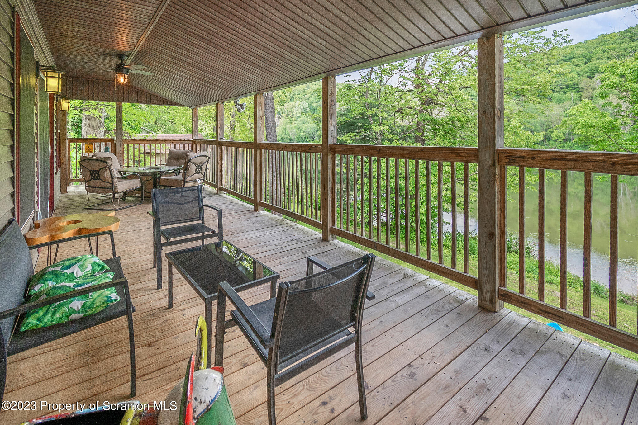 311 River Road Falls, PA 18615 - Photo 29 of 30 a view of a patio with wooden floor