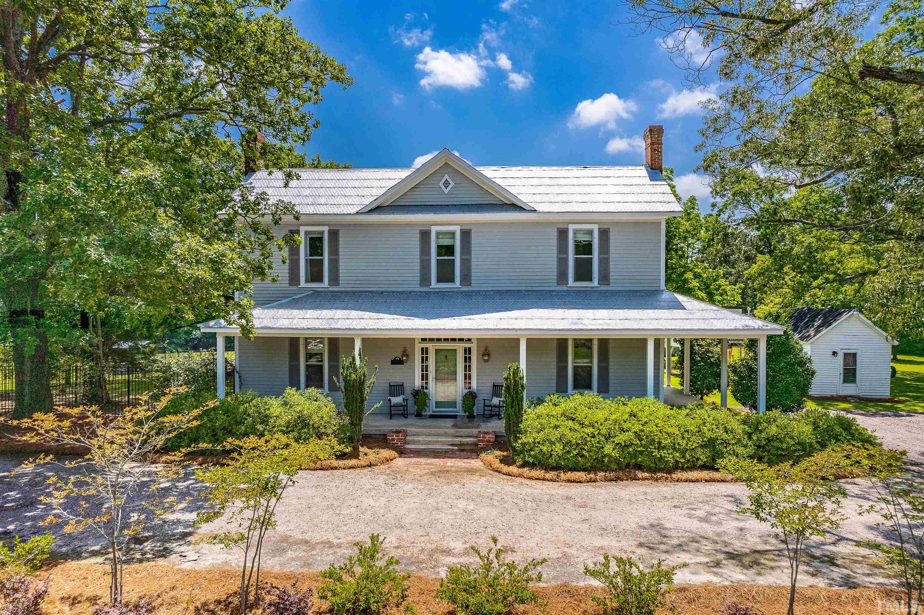 6467 Cleveland Road Clayton, NC 27520 - Photo 1 of 54 This 1.75 acre farmhouse with wrap around porch and charm intact is waiting for you to call it home!